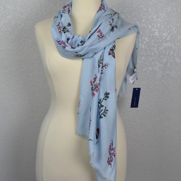 Rebecca Minkoff Accessories - Rebecca Minkoff Sky Pressed Flowers Scarf NWT